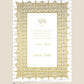 Personalised Luxury Nikkah Certificate - Afreen (Foiled)