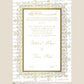 Personalised Luxury Nikkah Certificate - Aizaz (Foiled)