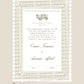 Personalised Luxury Nikkah Certificate - Baleeqh