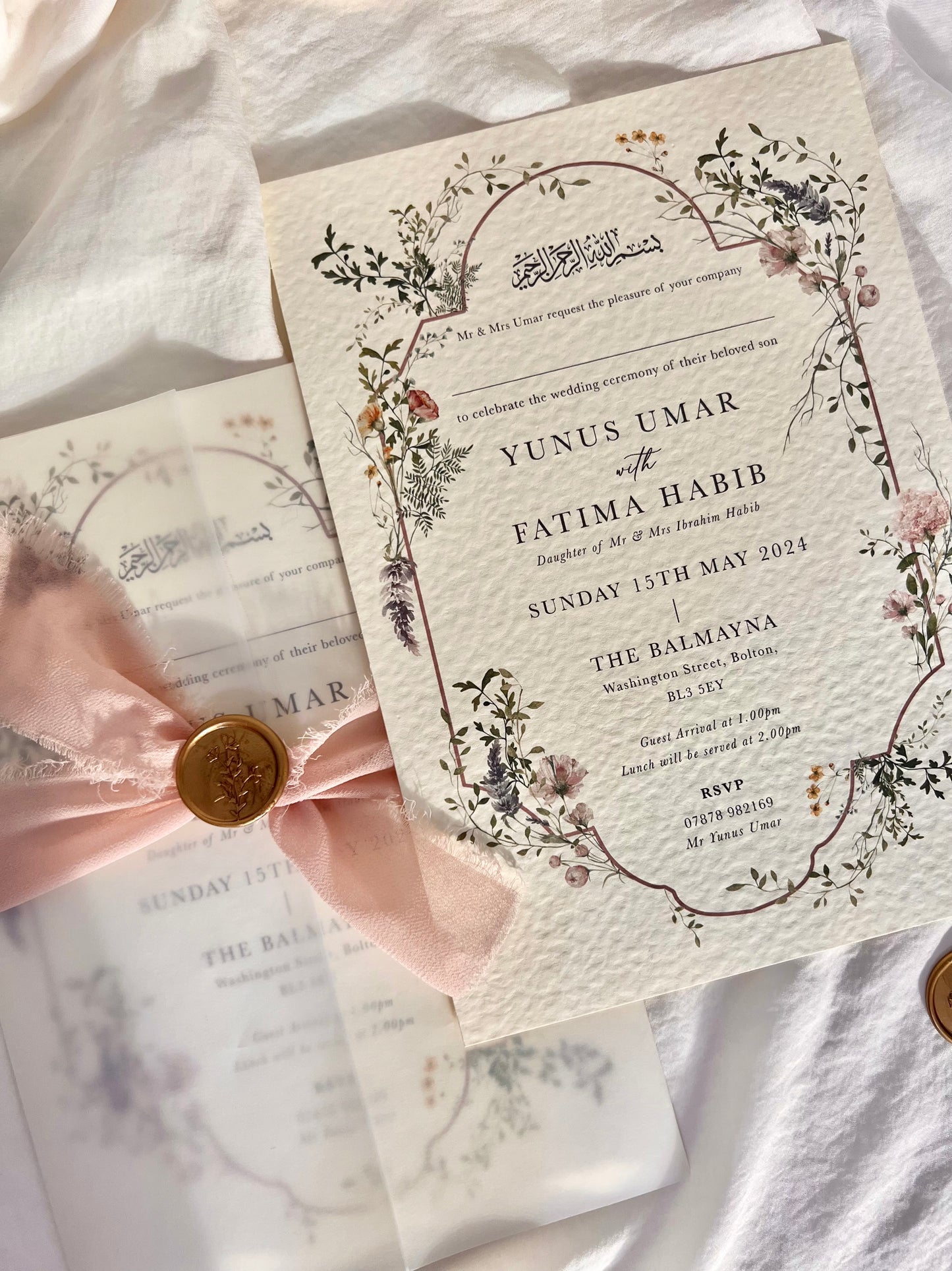 Wedding Invitation - Sarah