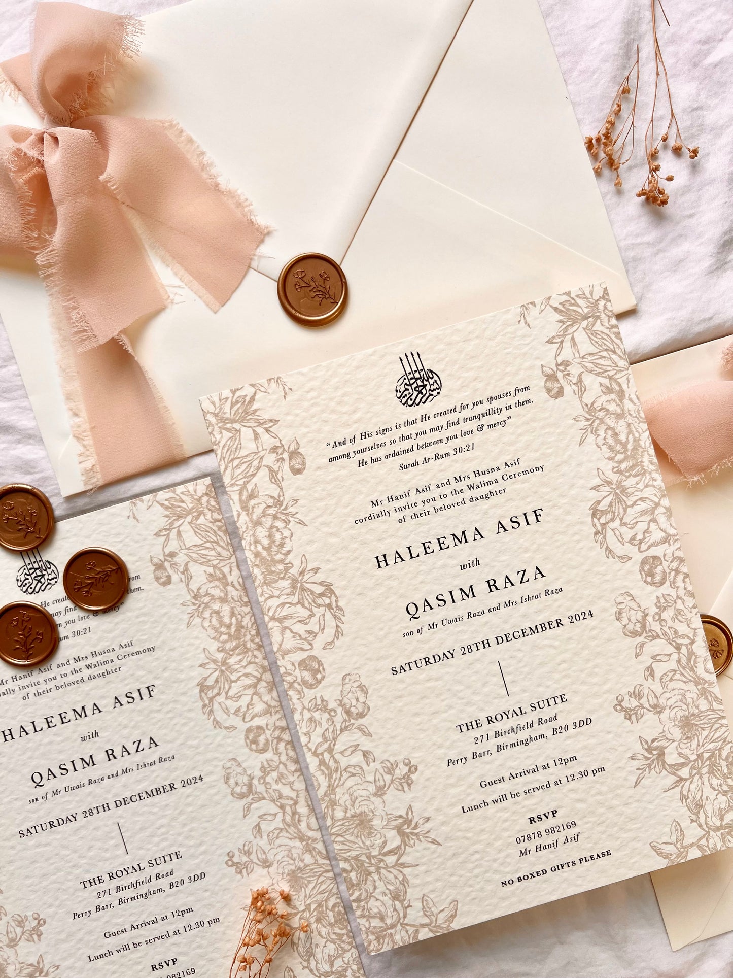 Wedding Invitation - Naya