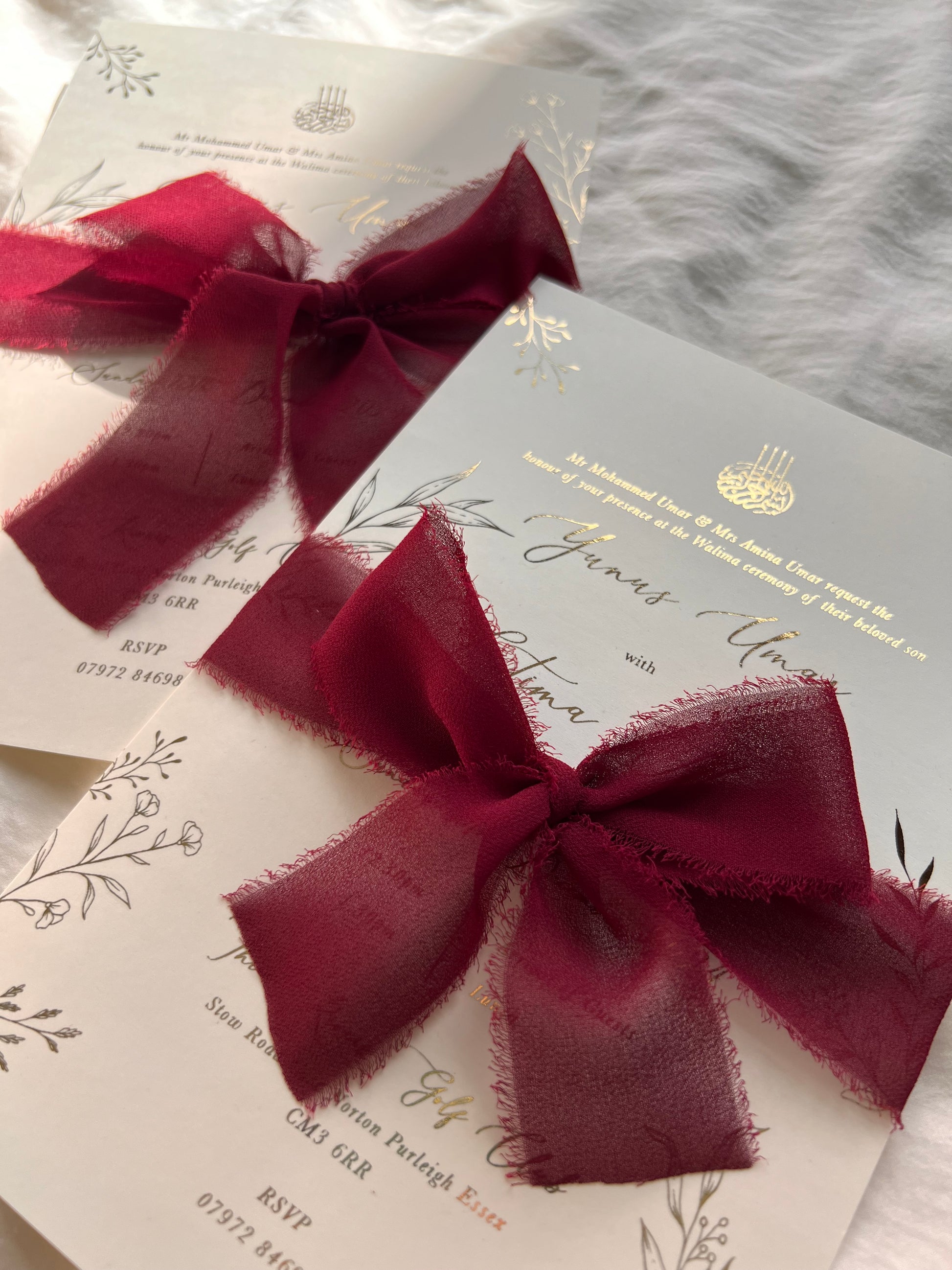 Islamic Muslim Nikkah Wedding Invitation