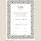 Personalised Luxury Nikkah Certificate - Habib