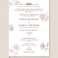 Islamic Muslim Nikkah Wedding Invitation invites invite