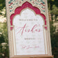 Mehndi Welcome Sign - Asma